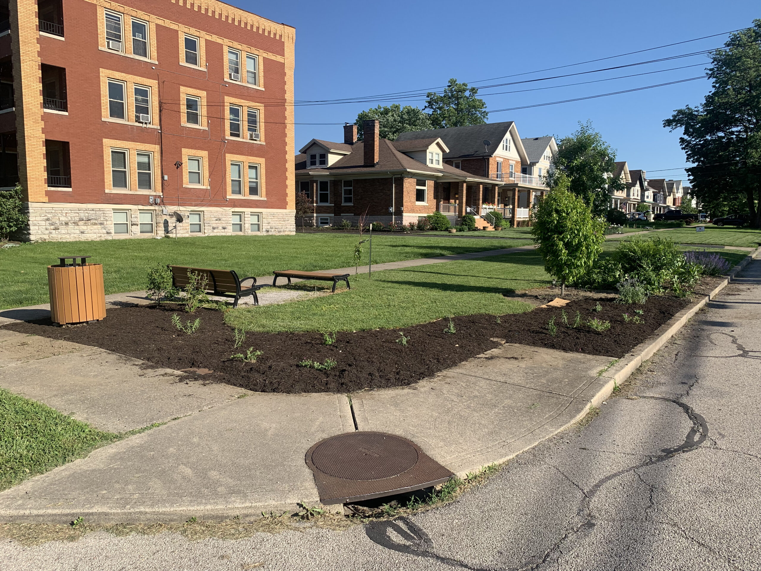 Photo of the Hudson Floral Micro Park in Norwood, Ohio